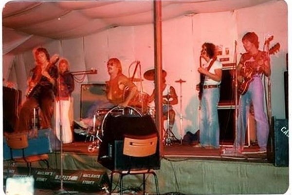 Jeff St John & Sasha with Barry Ferrier